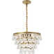 Kora 5 Light 17 inch Brass Pendant Ceiling Light