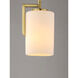 Dart 1 Light 4 inch Satin Brass Mini Pendant Ceiling Light