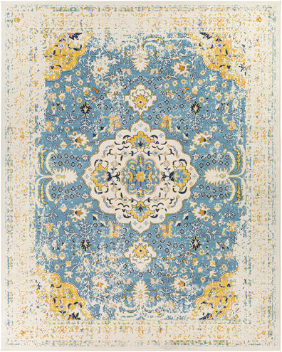 Floransa 120 X 94 inch Mustard Rug in 8 x 10, Rectangle
