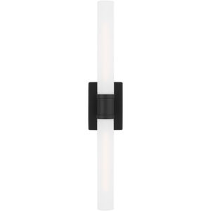 Keaton 2 Light 5 inch Midnight Black Bath Vanity Wall Light