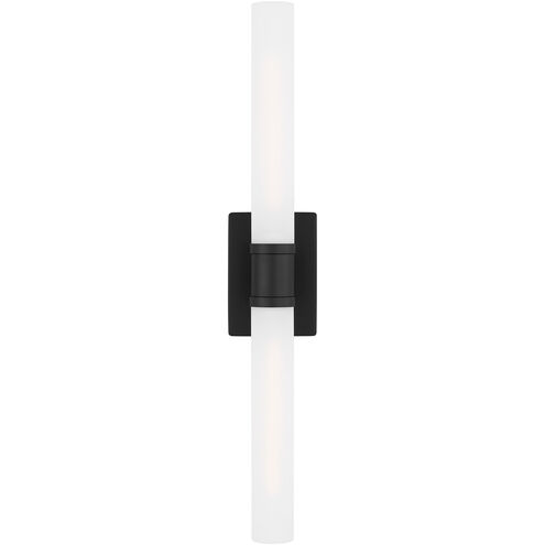 Keaton 2 Light 5 inch Midnight Black Bath Vanity Wall Light