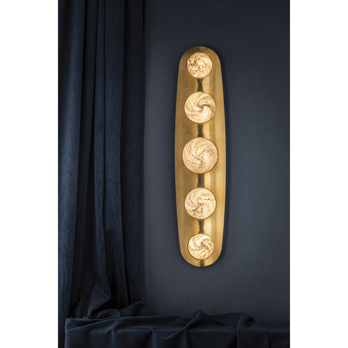 Bezel LED 7 inch Vintage Brass ADA Wall Sconce Wall Light