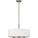 Nance 3 Light 19.25 inch Brushed Nickel Pendant Ceiling Light