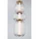 Cordel LED 9.5 inch Legacy Brass Mini Pendant Ceiling Light