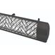 EF50 Series 9 X 8 inch Black Electric Patio Heater in Chevron