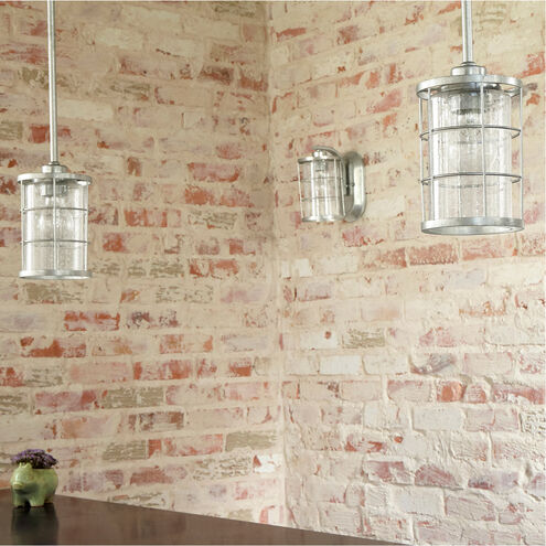 Ellis 1 Light 5 inch Tumbled Steel Mini Pendant Ceiling Light