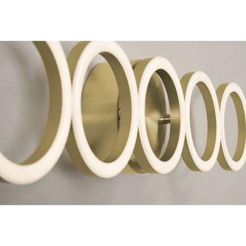 Glo LED 24 inch Satin Brass Bath Vanity Wall Light