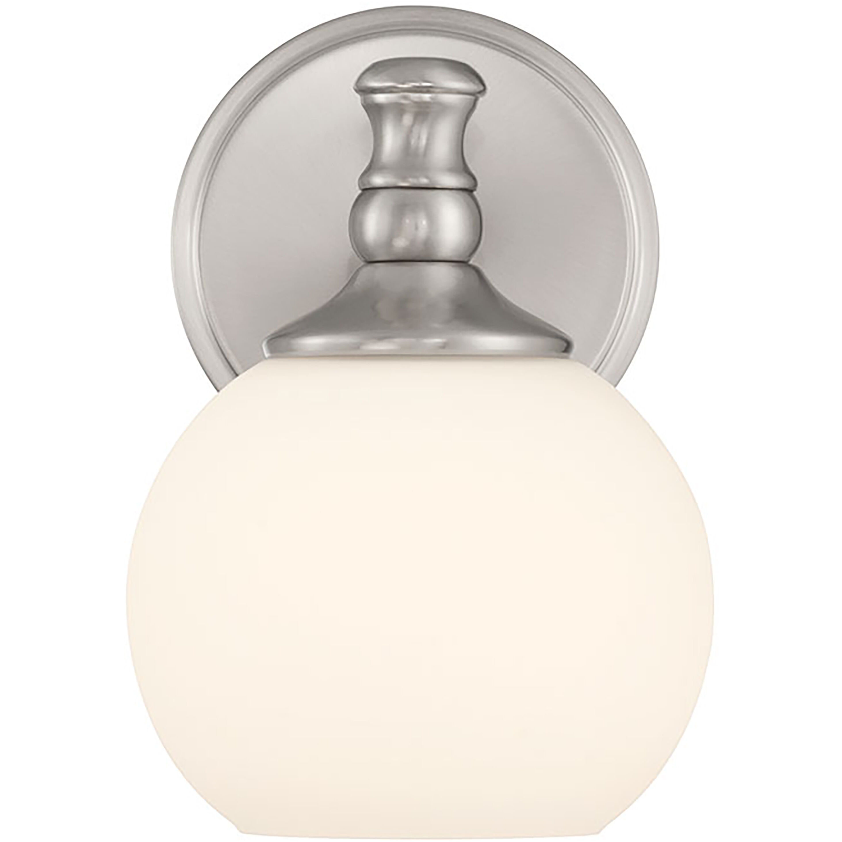 Orlisse 1 Light 6 inch Brushed Nickel Wall Sconce Wall Light