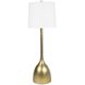 Logan 32.25 inch 150.00 watt Natural Brass Buffet Lamp Portable Light
