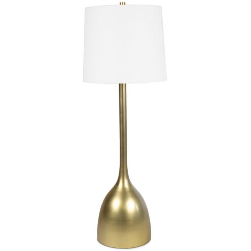 Logan 32.25 inch 150.00 watt Natural Brass Buffet Lamp Portable Light