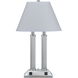 Hotel 27 inch 60 watt Chrome Desk Lamp Portable Light