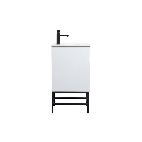 Eugene 19 X 18 X 33.5 inch White Vanity Sink Set