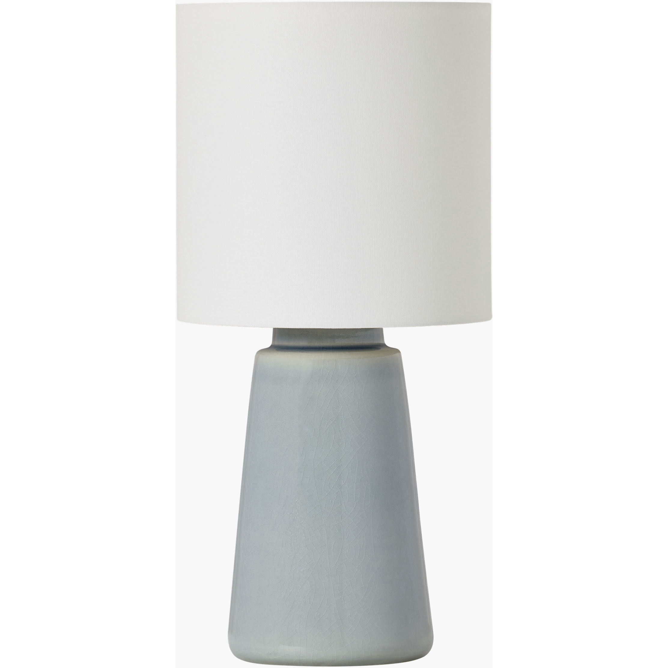 Barbara Barry Vessel 23 inch 9 watt Blue Anglia Crackle Table Lamp Portable Light