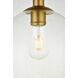 Huntington 1 Light 10 inch Brass Flush Mount Ceiling Light