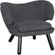 Valerie Charcoal Black Occasional Chair