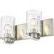 Beckett 2 Light 16 inch Brushed Nickel Vanity Wall Light