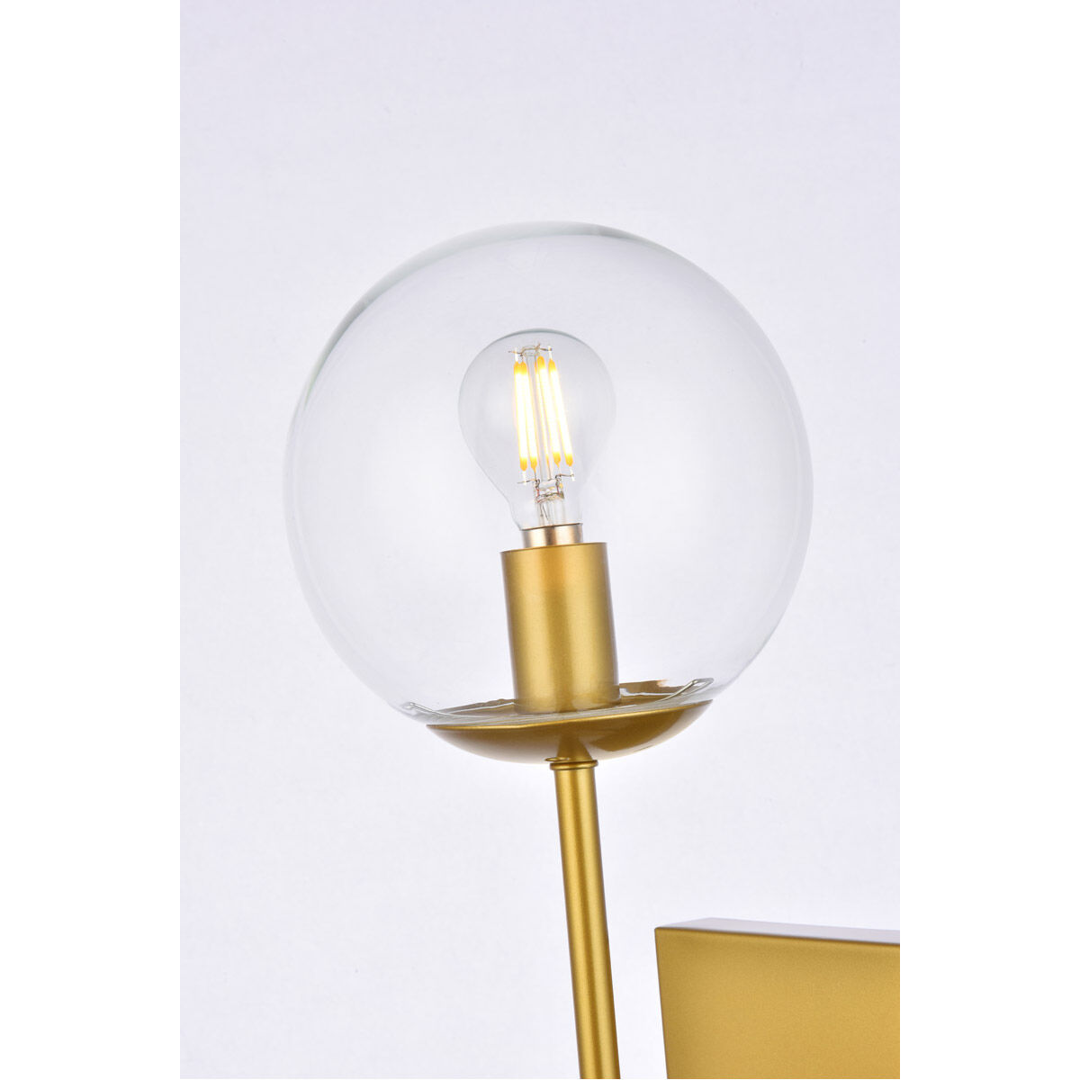 Neri 1 Light 7 inch Brass Bath Sconce Wall Light