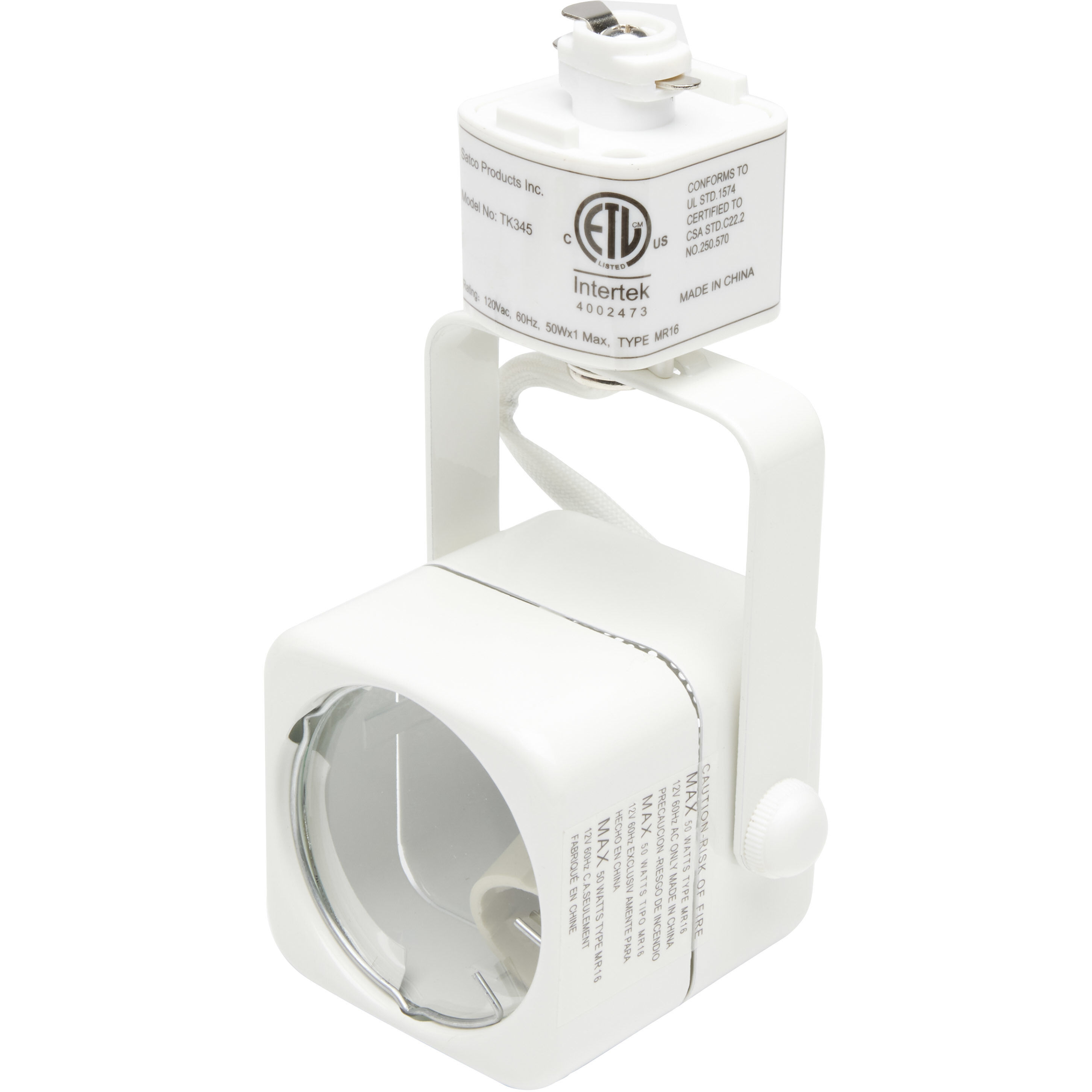 Brentwood 3 Light White Track Lighting Ceiling Light