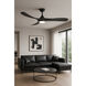 Swell Illuminated 56 inch Matte Black Fan