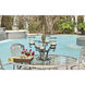 Chelsea 19.5 X 16 inch Rust with Clear Outdoor Candleholder, Pillar