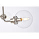 Hanson 8 Light 36 inch Polish Nickel Pendant Ceiling Light