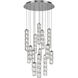 Signature Verve LED 23 inch Stainless Steel Multi-Light Pendant Ceiling Light