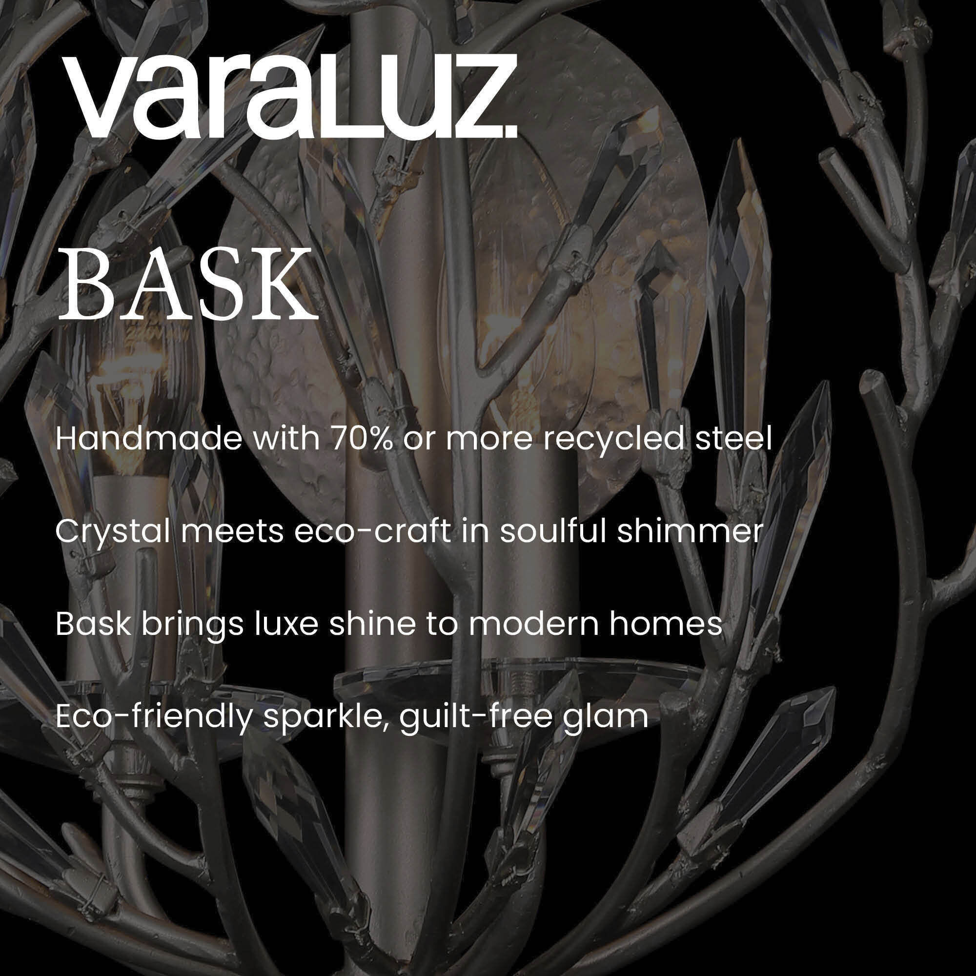 Bask 8 Light 48 inch Matte Black and French Gold Linear Pendant Ceiling Light in Matte Black/French Gold