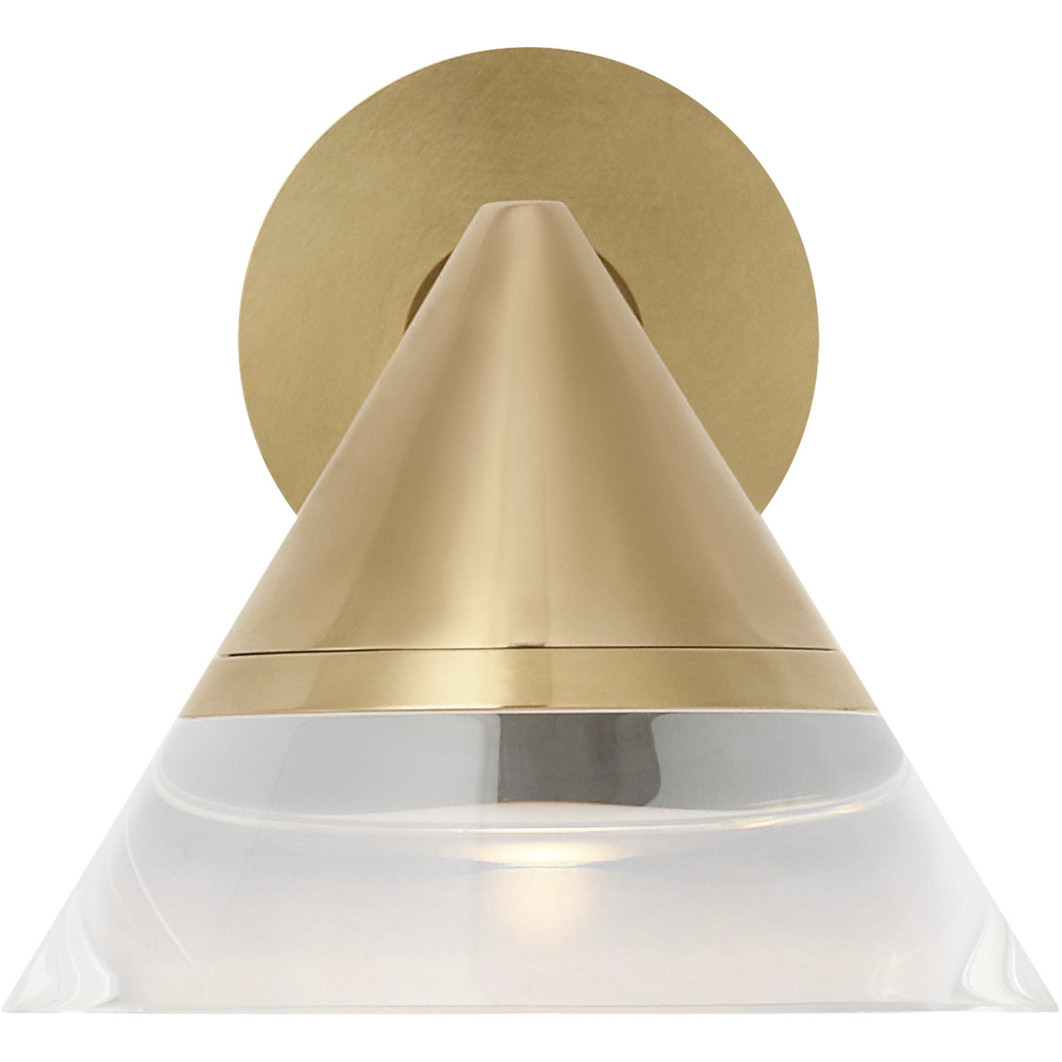 Sean Lavin Midrand Task Sconce Wall Light in Hand-Rubbed Antique Brass