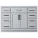 Alden 48 X 35 inch Grey Bathroom Vanity Cabinet
