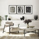 Naive Lines Black and Beige and Neutral and White Framed Art