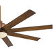 Slipstream 65 inch Distressed Koa Outdoor Ceiling Fan