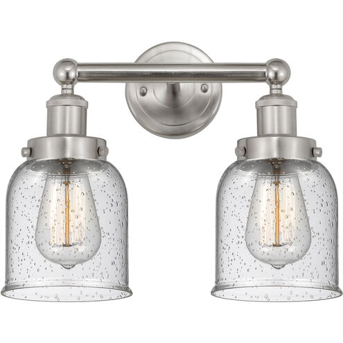 Bell 2 Light 15.5 inch Brushed Satin Nickel Bath Vanity Light Wall Light
