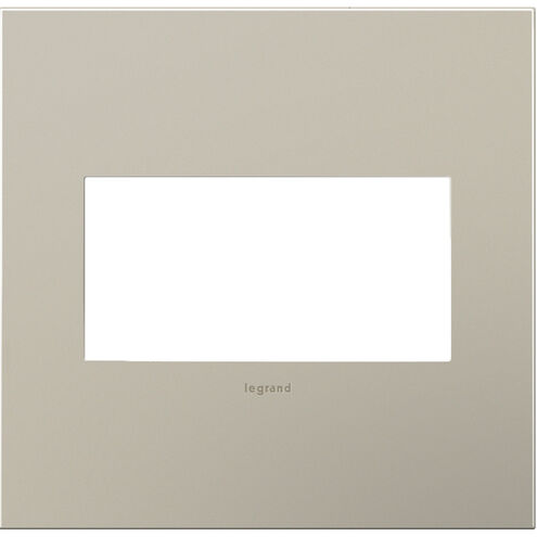 Adorne Satin Nickel Wall Plate, 2-Gang