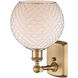 Ballston Farmhouse Chicken Wire 1 Light 8 inch Brushed Brass Sconce Wall Light, Ballston