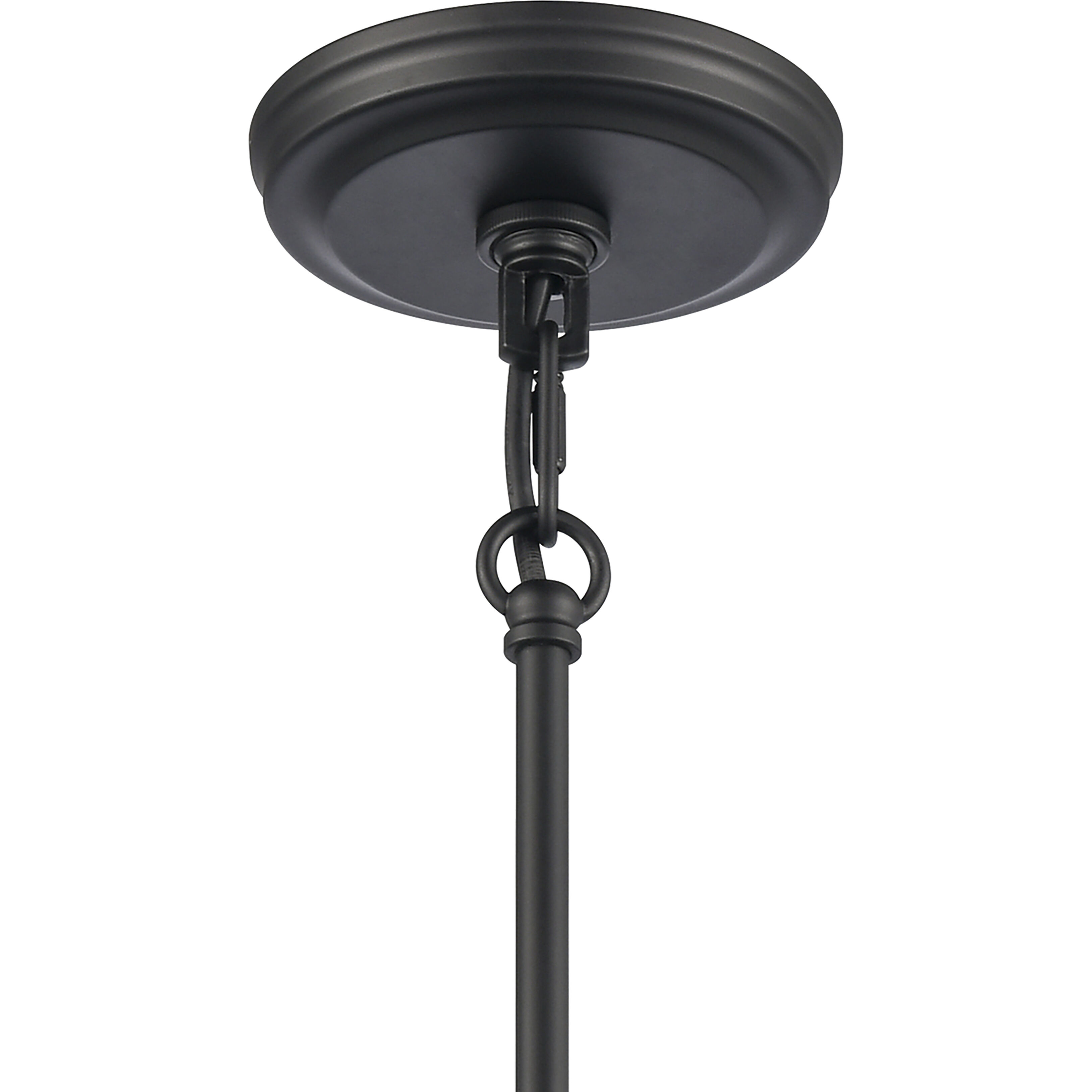 Orinoco 1 Light 8 inch Matte Black Mini Pendant Ceiling Light