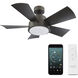 Vox 38 inch Bronze Downrod Ceiling Fan in 2700K