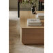 Round Off 55 X 30 inch Natural Coffee Table