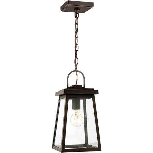 Founders 1 Light 7 inch Antique Bronze Outdoor Pendant