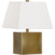 Chelsea House 20 inch 100.00 watt Antique Brass Table Lamp Portable Light