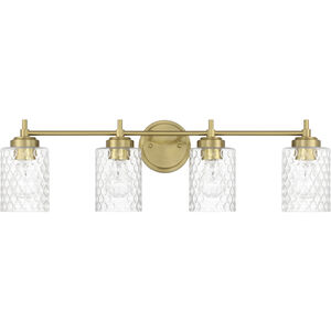 Claire 4 Light 29.63 inch Bathroom Vanity Light