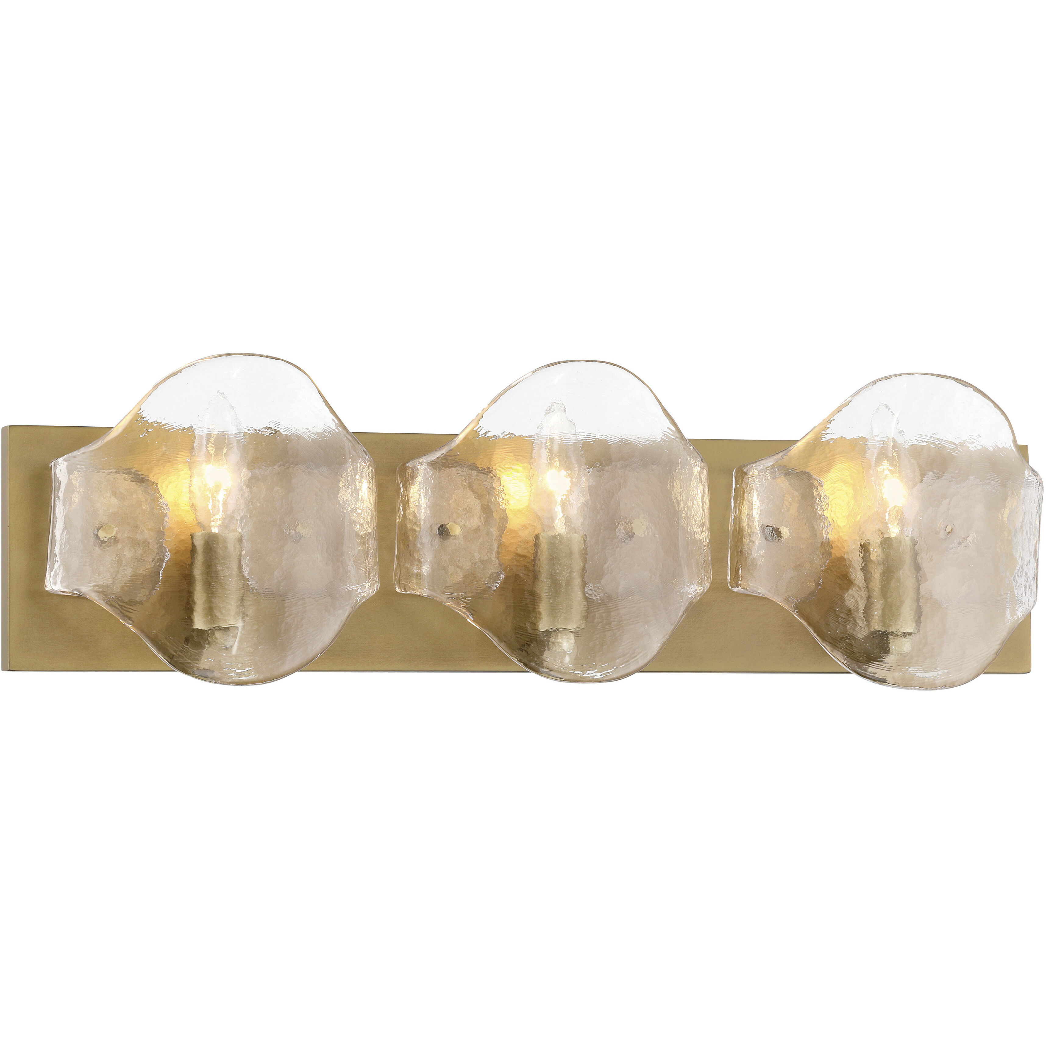 Elora 3 Light 23 inch Legacy Brass Vanity Light Wall Light