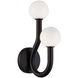 Joelle Wall Sconce Wall Light in Matte Black