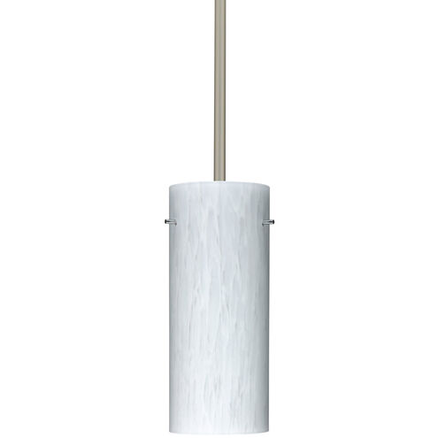 Stilo 10 LED Satin Nickel Stem Pendant Ceiling Light