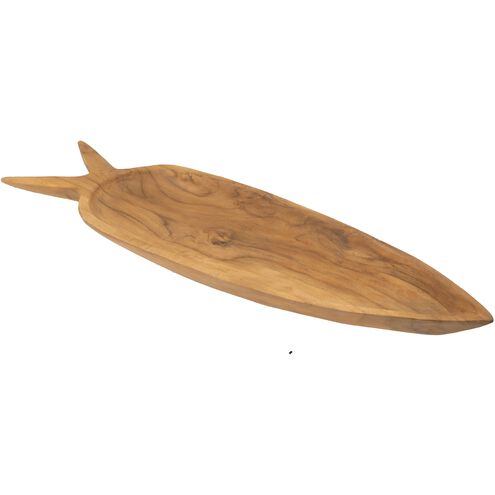 Anita 23.6 X 6.3 inch Brown Decorative Plate