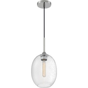 Aria 1 Light 8 inch Polished Nickel Pendant Ceiling Light