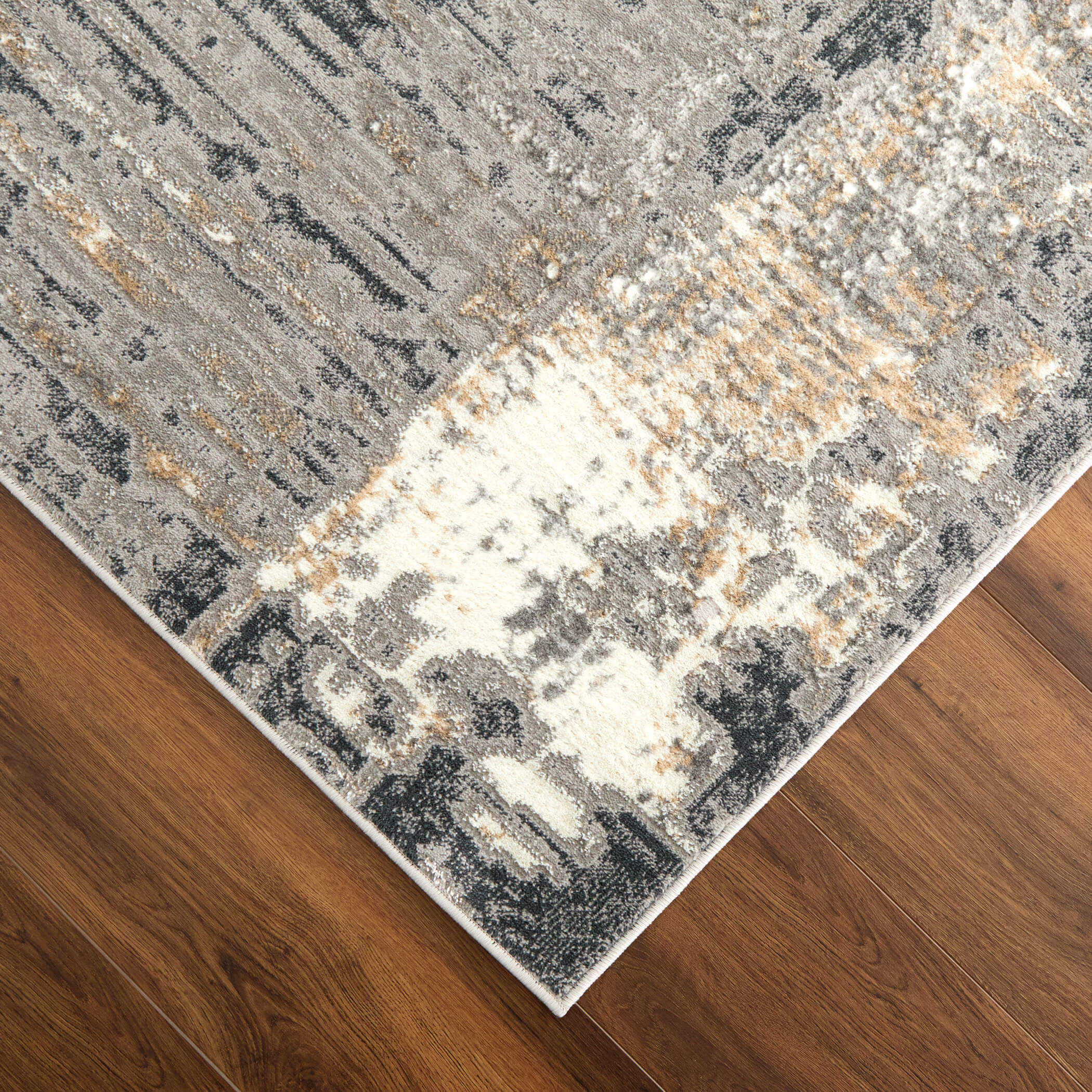 Jasmine 158 X 118 inch Black/Grey Rug in 10 x 13