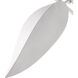 Yuriko 6 Light 66.75 inch Gesso White and Contemporary Gold Leaf Chandelier Ceiling Light
