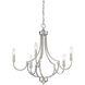 Auburn 5 Light 24 inch Satin Nickel Chandelier Ceiling Light, Essentials