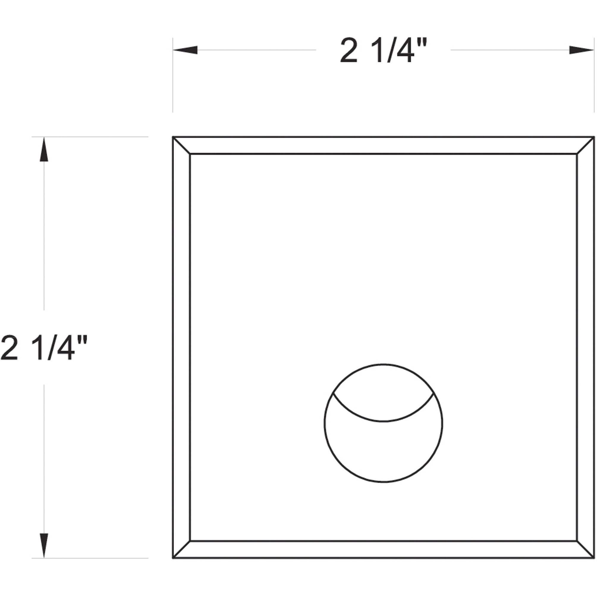 Sparta Tilt LED 2 inch Stainless Steel Landscape Wall Light, Square