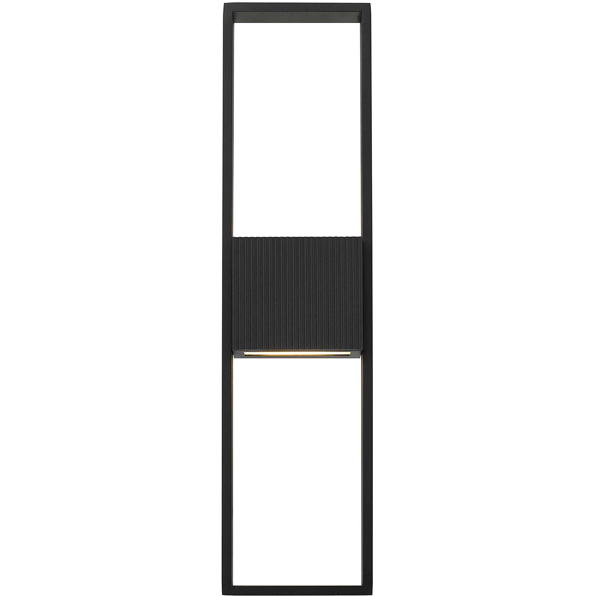 Miami LED 24 inch Sand Black Outdoor Wall Sconce